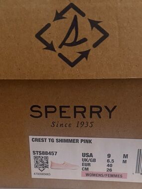 Sperry Shimmer Pink Women's Slip-On Boat Shoe